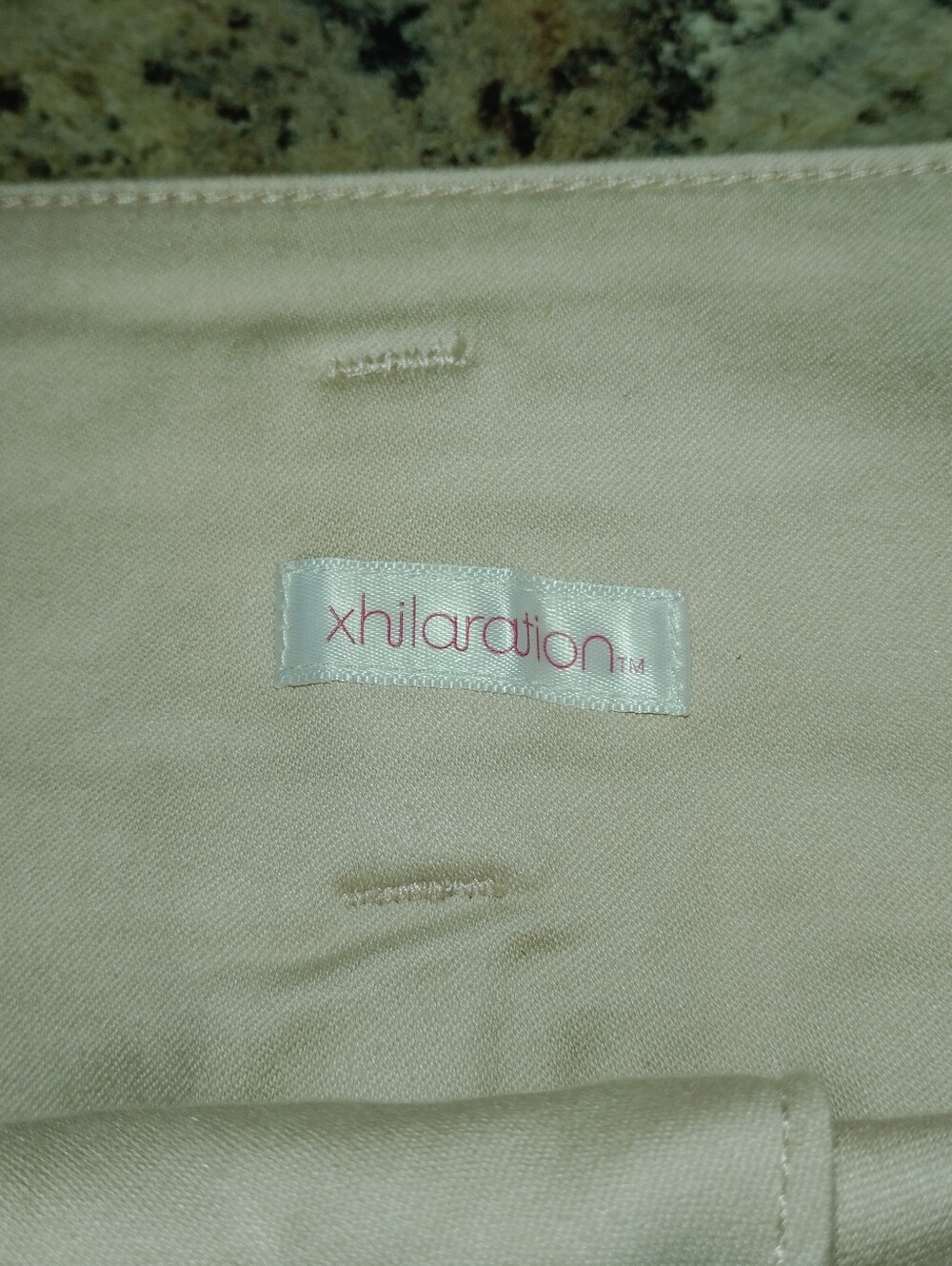 Nwt 16 Women's Xhilaration Blush High-Rise Triple-Button Denim Shorts - Picture 4 of 6